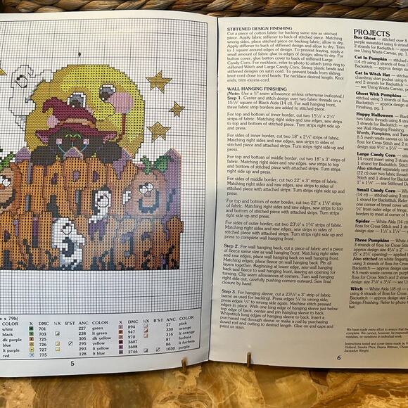 Halloween Cross-Stich Pattern Magazine 1994 - Picture 6 of 6